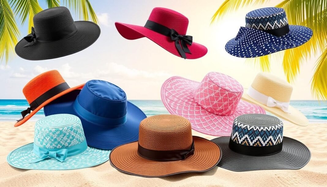 foldable sun hat ladies