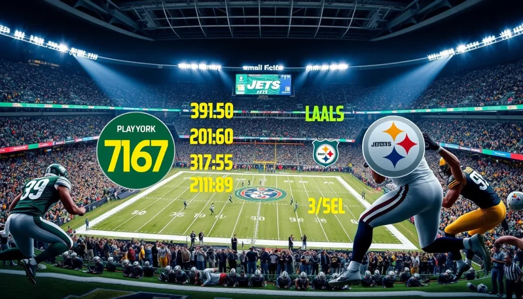 new york jets vs steelers match player stats