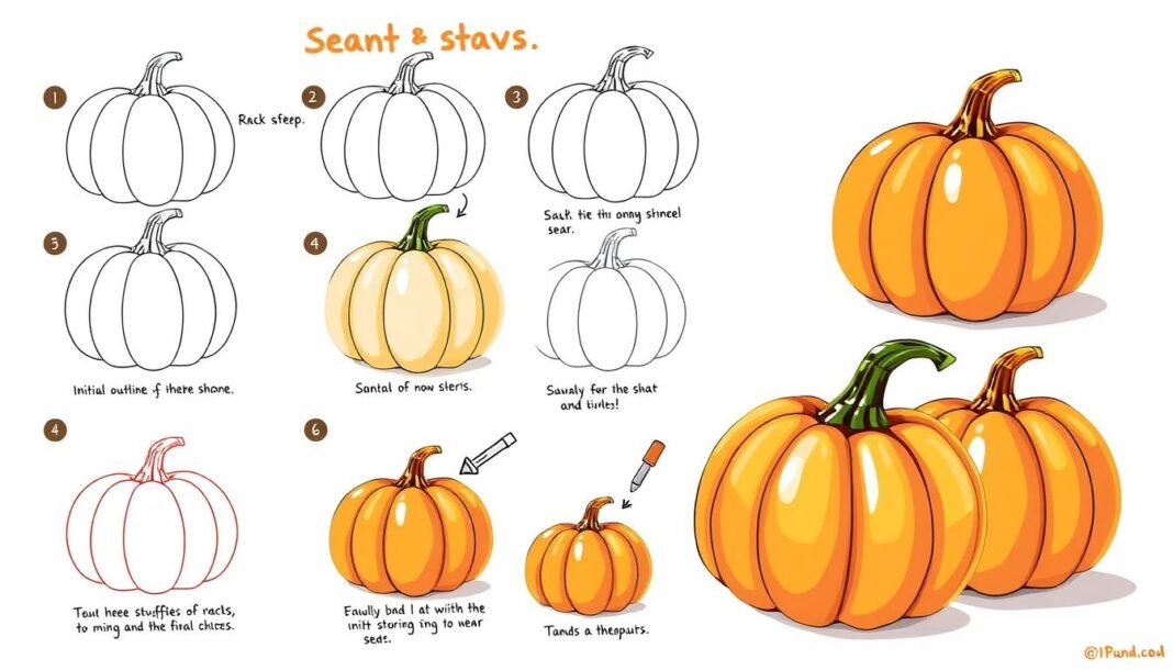 pumpkin drawing