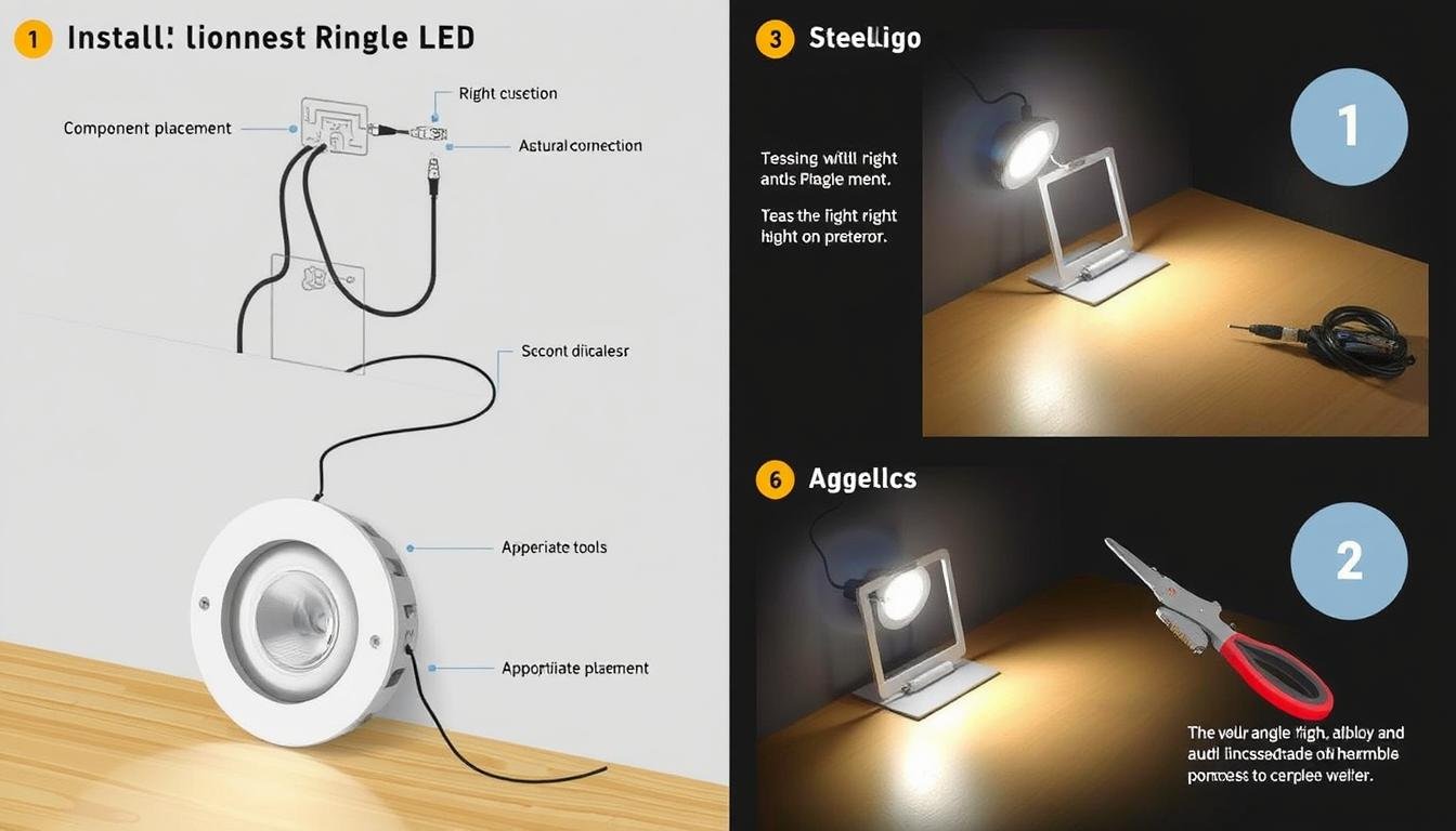 right angle led guide