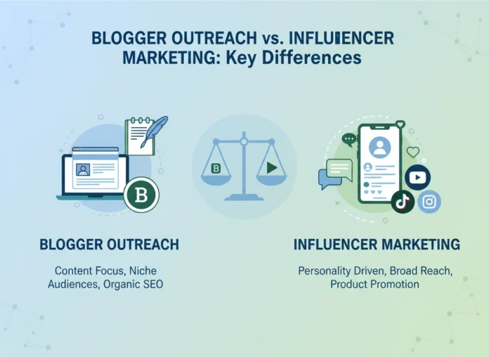 Blogger Outreach vs. Influencer Marketing: Key Differences Blogger Outreach vs. Influencer Marketing: Key Differences