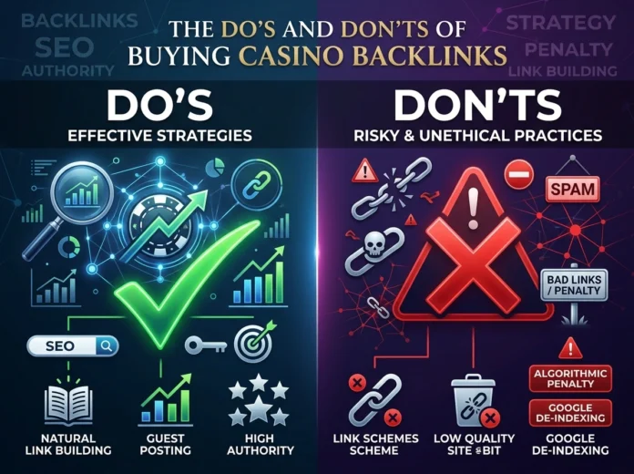 The Do's and Don'ts of Buying Casino Backlinks The Do's and Don'ts of Buying Casino Backlinks