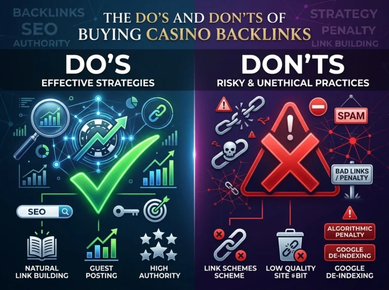 The Do's and Don'ts of Buying Casino Backlinks