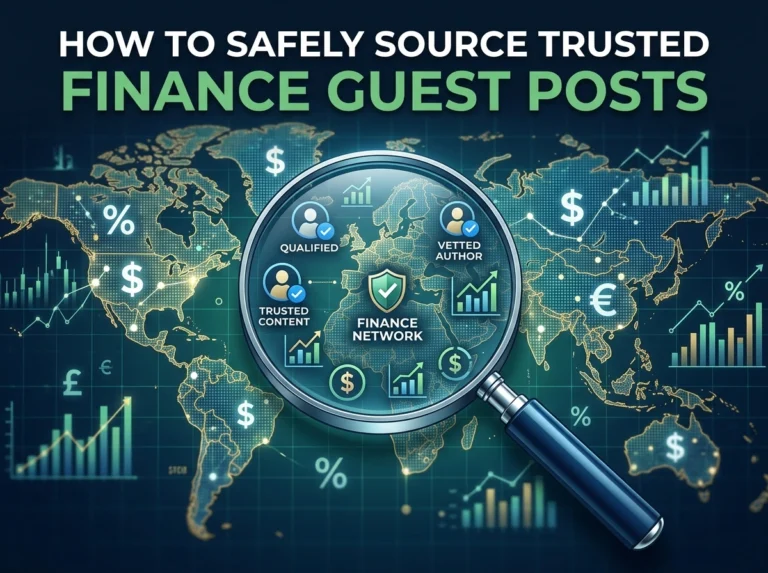 How to Safely Source Trusted Finance Guest Posts