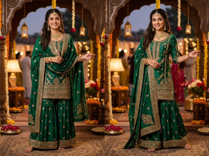 Sharara Dress for Festive Occasions: A Styling Guide Sharara Dress for Festive Occasions: A Styling Guide