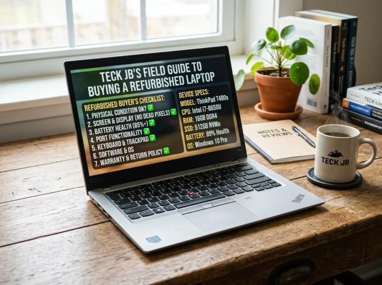 Teck JB's Field Guide to Buying a Refurbished Laptop Without Regret