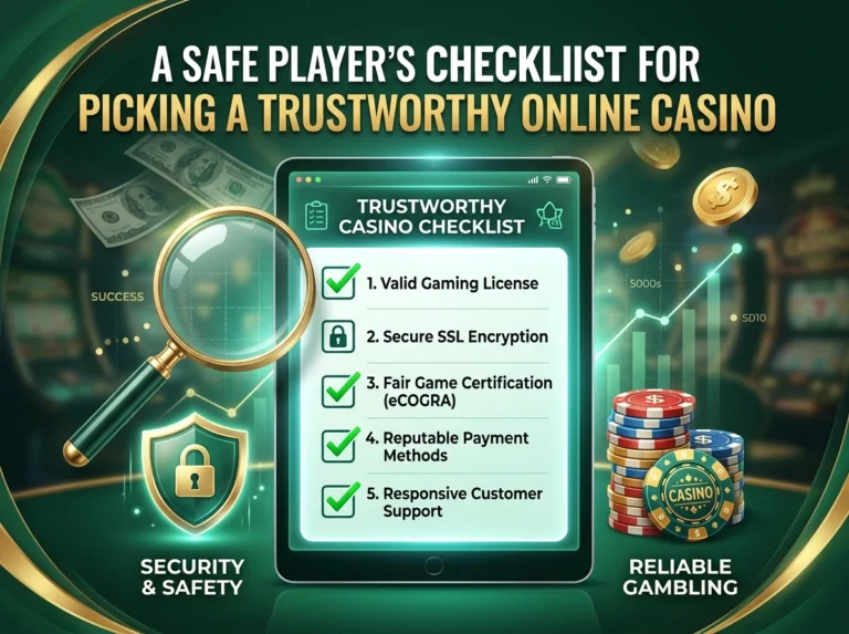 A Safe Player's Checklist for Picking a Trustworthy Online Casino
